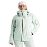 THE NORTH FACE Jaqueta Feminina ThermoBall Eco Snow Triclimate Tamanho Padrão E Plus Size Verde Pálido Verde Oliva GG