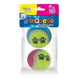 The Pets Brasil Brinquedo Bola Tipo Tenis Blister C 2 Unid