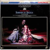 The Royal Opera - Samson Et Dalila - Laser Disc Imp Duplo