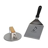 The Sasquash Burger Press Smashed Burger Griddle Tool Kit Combo Prensa Para Grelha Espátula 