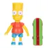 The Simpsons Bart Com Skate Articulado 9 Cm 4043 Sunny Jakks