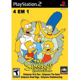 The Simpsons Collection 4 Em 1 Patch Ps2