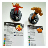 The Thing & Human Torch - Fantastic Four Marvel Heroclix