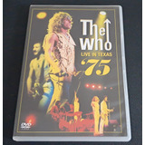 The Who Live Texas 75 Importado Dvd