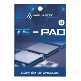 Thermal Pad Térmico Implastec Ts Pad 2 5mm X 100 X 100 Mm Cor Azul