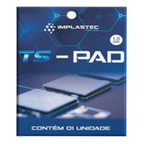 Thermal Pad Ts pad 100mm X 100mm X 1mm Alto Desempenho Cor Azul
