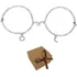 Things Nerd Pulseiras Magnéticas Casal Namorados Sol E Lua Kit Imã Amizade Dia Dos Namorados