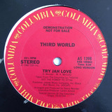 Third World - Try Jah Love - 12'' Single Vinil Promo Us