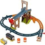 Thomas E Seus Amigos Pista Motorizada De Construção Com 1 52 Metros De Trilhos E Com Os Personagens Thomas Diesel E Troublesome Truck