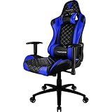 ThunderX3 Cadeira Gamer Profissional TGC12 Preta Azul