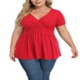 Tianzhu Blusa Feminina Plus