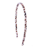 Tiara Acrílico Para Cabelo Bianca Reta Onça 20 014 T26