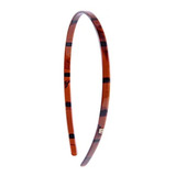 Tiara Acrílico Para Cabelo Bianca Reta Tartaruga 20 001 Ta