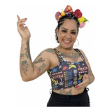 Tiara Colorida Carmem Miranda
