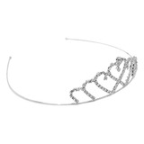 Tiara Coroa Pedraria Princesa Noiva Strass Festa Fantasia
