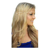 Tiara Corrente Dourada Headband