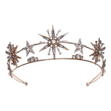 Tiara De Moda Liga Chique Headwear Hairband Casamento Áureo
