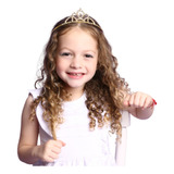 Tiara De Princesa Coroa Com Strass Infantil