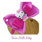 Tiara Menina Da Hello Kitty rosa aplique Personagem