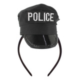 Tiara Policial Festa Fantasia Carnaval Halloween Cosplay