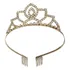 Tiara Strass Penteado Coroa Festas Infantil Adulto Delicado