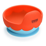 Tigela De Silicone Com Ventosa Yummy  Azul Fisher price  