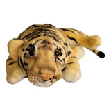 Tigre De Pelúcia Filhote Realista Bichinho De Pelúcia Safari