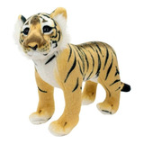 Tigre Realista 40cm Pelúcia Linda