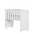 Tigus Baby Ariel 80x94cm Branco Mini Berço Acompanha Colchao E Suporte Mosqueteiro