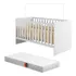 Tigus Berço Life Multifuncional Cor Branco 132 4cm X 89cm Mdf