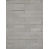 Tijolinho Rústico brick Em Pedra Natural Branco Amendoado