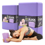 Tijolo Bloco De Yoga Em Eva Pilates Kit C 2 Peças