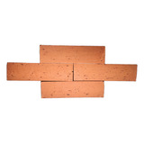 Tijolo Plaqueta Revestimento Brick Rosso 1m2