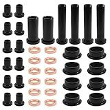 TIKSCIENCE Kit De Buchas De Suspensão Traseira  Adequado Para Polaris Sportsman 400 500 700  Incluindo Espaçadores Buchas Curtas E Longas  Buchas De Controle Inferior  Tubos Estabilizadores   38 Peças