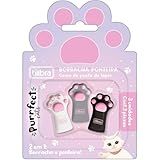 Tilibra - Borracha Ponteira Purrfect - Blister Com 3 Unidades