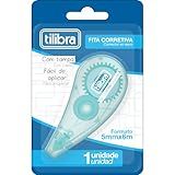 Tilibra - Corretivo Em Fita 5mmX6m- Azul Aqua