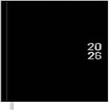 Tilibra Agenda 2026 Executiva Napoli- Costurada- Diária- Capa Preta