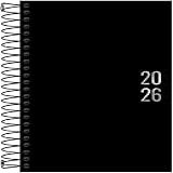 Tilibra Agenda Executiva Napoli 2026- Diária- Capa Dura Preta- Espiral