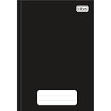 Tilibra Caderno Brochura Capa Dura 1 4 Pequeno Pepper 14x20cm Preto 80 Folhas
