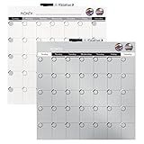 Tilibra Quadro Calendário Magnético 35 6x35 6cm Cores Sortidas