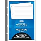 Tilibra Refil Tiliflex Para Caderno Argolado Colegial Académie 177mm X 240mm 80 Folhas 90 Grmas