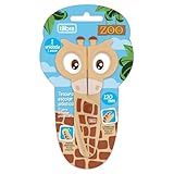 Tilibra Tesoura Escolar Plástica 120mm Zoo Girafa Tilibra