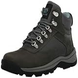 Timberland Bota Feminina De Caminhada Cano Médio Com Borda Branca- Cinza Médio De Flor Integral- 39