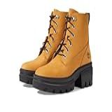 Timberland Bota Feminina Everleigh Com Cadarço Trigo 8