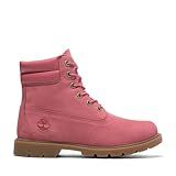 Timberland Bota Feminina Linden Woods Impermeável De 15 Cm Nobuck Rosa 36
