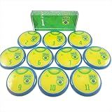 Time De Futebol De Botão - Vidrilha 45mm - Brasil