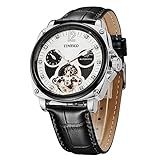 TIME100 Relógio Masculino Mecânico Com Pulseira Vazada Moonphase Automatic Watch 1 Masculino 3 Men 3 Moderno