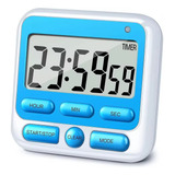 Timer Cozinha Alarme Digital Despertador Temporizador 4 Em 1