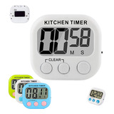 Timer Cronômetro Digital C Imã Alarme Hora Exercício Cozinha