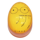 Timer De Cozimento Para Ovos Oikos Cor Amarelo Tamanho U
